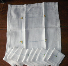 Ancien service à thé nappe