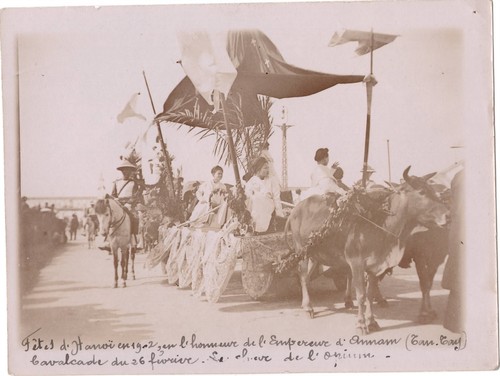 1902 photo hanoï cavalade - 1902-photo, hanoï: