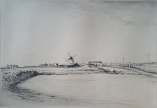 Gravure Edgar Chahine sign/n°