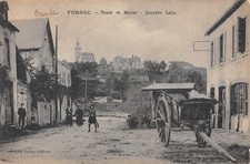 CPA 23 FURSAC / ROUTE DE
