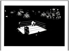 James A. Fox, boxe vintage print,  Tirage argentique d'époque  24x36  Circ