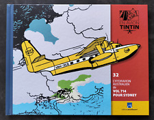 L'hydravion australien de VOL 714 POUR SYDNEY en avion TINTIN Ed. MOULINSART 32
