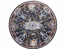 Table Basse En Marbre Noir De