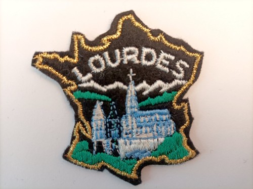 écusson lourdes feutrine - Écusson,