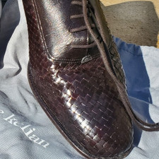 STEPHANE KELIAN PARIS RICHELIEU TRESSE CUIR FEMME made in France T 8