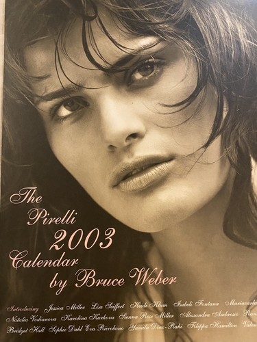Calendrier pirelli 2003 - calendrier,
