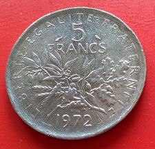 France 5 Francs 1972 Semeuse