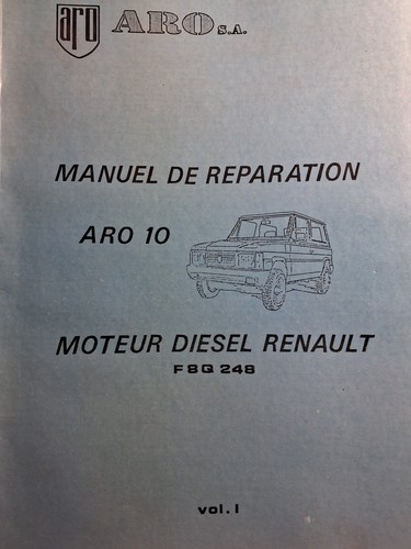 Manuel reparation vehicule - manuel, aro