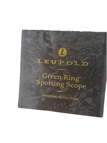 Leupold green ring spotting - ,