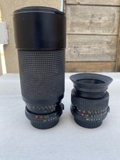 ---MINOLTA MD 75/200MM & 28MM 2.8   OBJECTIF CAMERA ARGENTIQUE---