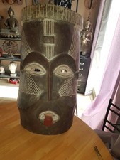 Masque Africain KONGO Coloré