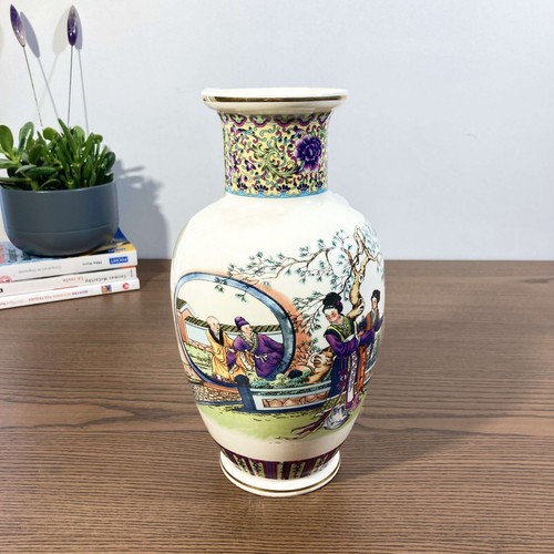 Vase chinois porcelaine - vase,