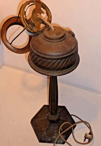 47cm vintage ancienne lampe - 47cm,