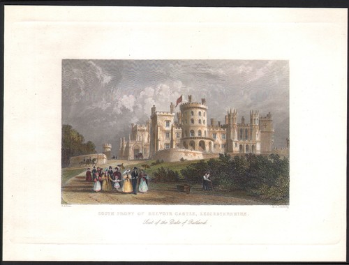 1840 gravure aquarellée - gravure,