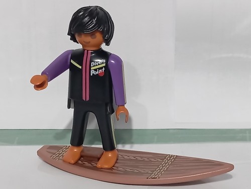 Playmobil figurine surfeur - figurine,