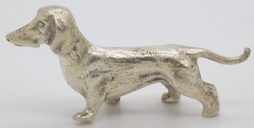 Chien teckel argent 800 - chien,