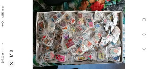 500 timbres du - lot-vrac),