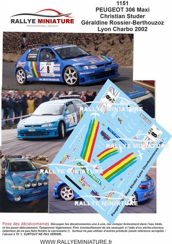 Decals ref 1151 peugeot - 1151,