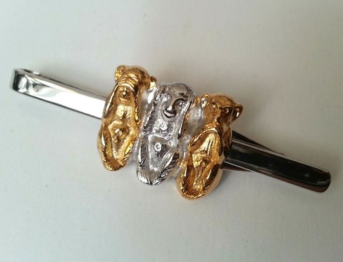 Pince cravate vintage animal - cravate,