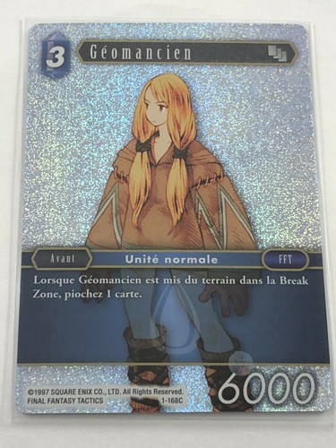 Carte final fantasy fftcg - carte,