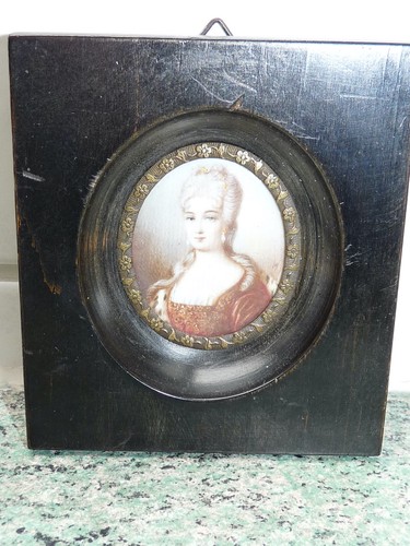 Superbe rare tableau - , miniature