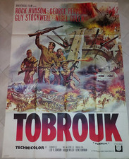 TOBROUK R. Hudson, G. Peppard, G. Stockwell...1966 - affiche 120x160 - TTB