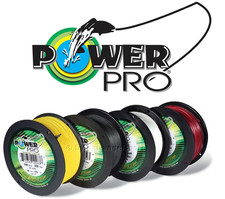 Power Pro 200m Cordon Tressé Rouge/Blanc / Jaune/Vert 0,10mm - 0,36mm