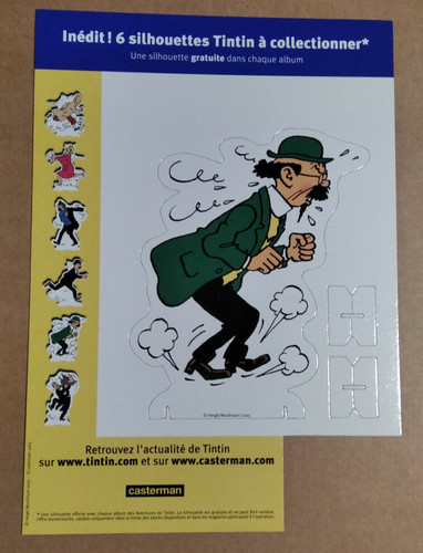 Silhouette tintin professeur - tintin, ,