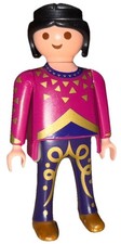 PLAYMOBIL * CIRQUE * Acrobate Costume Mauve Violet Doré 4234