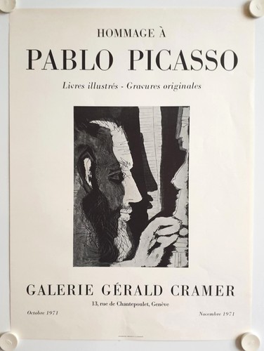 Affiche hommage picasso - affiche,