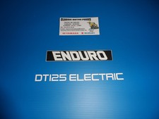 125 DTE YAMAHA TYPE 1GO EMBLEMES  RESERVOIR D'HUILE ET GRILLE D'ECHAPPEMENT