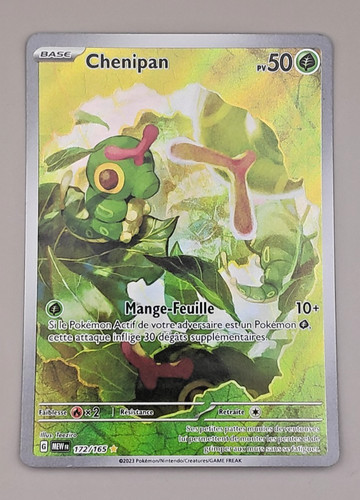 Carte pokémon chenipan - pokémon,