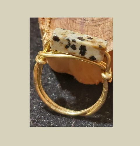 Bague artisanale laiton - , "or"