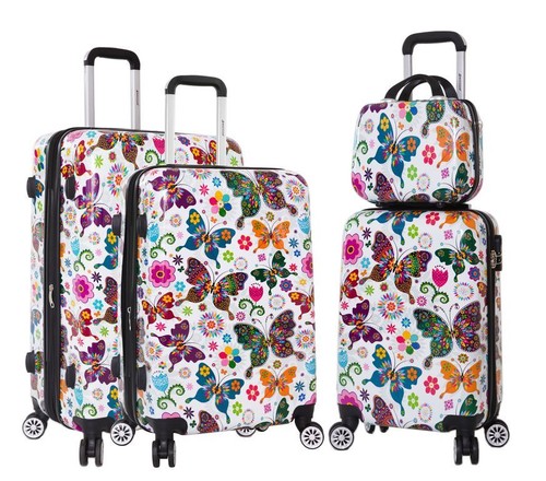 Coque rigide roue - valise, set
