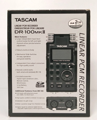 Tascam 100 mkii portable - dr-100,