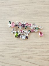 Broche cristal signée