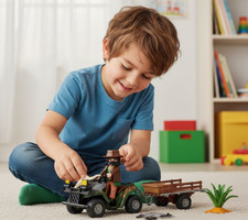 beau Playmobil - 4834 -  Quad safari et braconnier