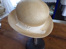 Chapeau ancien paille en pour