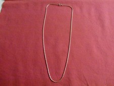 COLLIER PLAQUE OR MAILLE