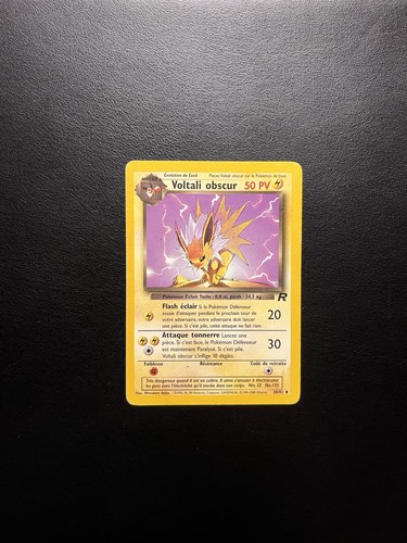 Carte pokémon voltali obscur - voltali,
