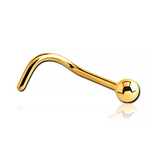 Stud nez plaqué 18k - de,