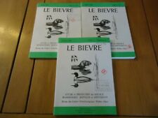 LE BIEVRE 1983 ORNITHOLOGIE PROTECTION OISEAUX REPTILE RAPACE HIVERNAGE LIMICOLE