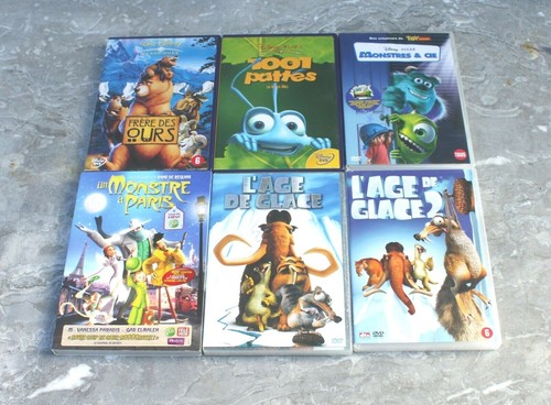 Lot dvd disney monstres - lot,