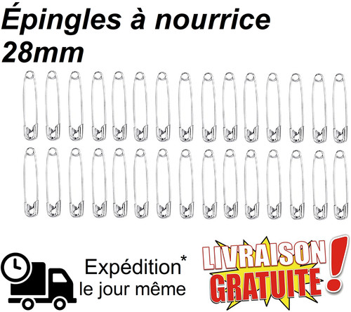 Lot épingle nourrice 28 - 30,