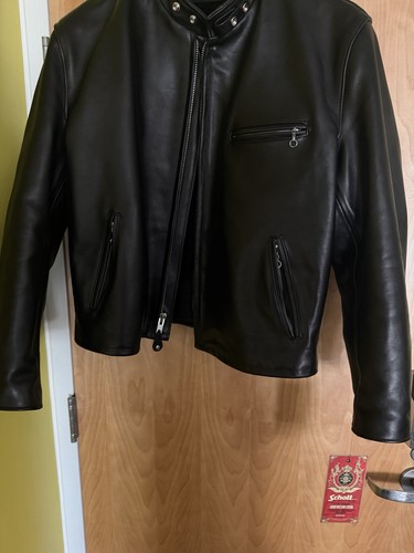 Schott 141 black leather - schott,