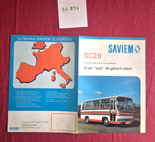 N°21894  /   catalogue SC 29 SAVIEM  car luxe construit par HEULIEZ