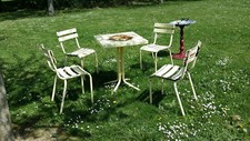 Salon de jardin Bistrot Tolix