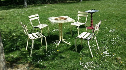 Salon jardin bistrot tolix - de,