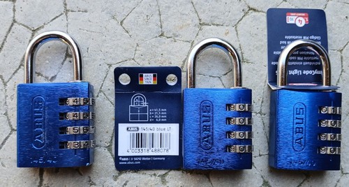 Lot cadenas abus 145 - cadenas, bleu