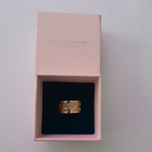Bague laiton cuir les - bague, en